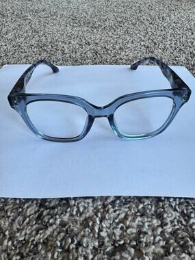 Blue Light Glasses Frame Only Rectangular Tortoise Fade Unisex 51-19-145